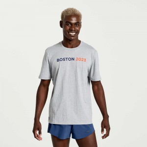 Saucony Boston Rested T-Shirt Boston 2023 | HRL-035126