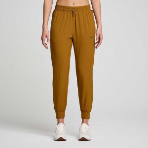 Saucony Boston Woven Pant Bronze | OQF-247083