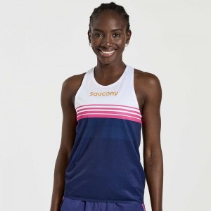 Saucony Elite Singlet Sodalite | WDK-278951