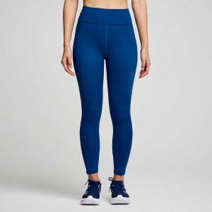 Saucony Fortify Crop Tight Sötétkék | IKX-236708