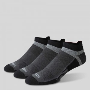 Saucony Inferno Liteweight 3-Pack Socks Fekete | JFK-762801