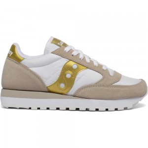 Saucony Jazz Original Fehér Arany | PVC-417382