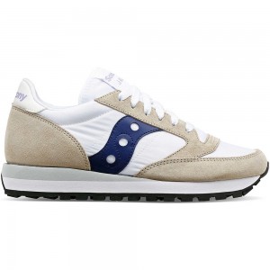 Saucony Jazz Original Fehér Sötétkék | CUE-124983