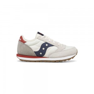 Saucony Jazz Original Sneaker Szürke Sötétkék Piros | FPW-809317