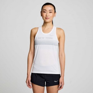 Saucony New York Stopwatch Singlet New York 2023 | YXB-621845