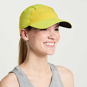 Saucony Outpace Hat Citron | ZDM-421937