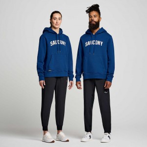 Saucony Recovery Hoody Sötétkék | ECT-503297