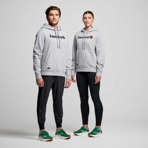 Saucony Recovery Hoody Világos Szürke | KUR-103876