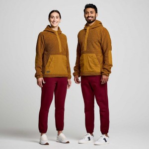 Saucony Recovery Sherpa Pullover Bronze | FUN-790352