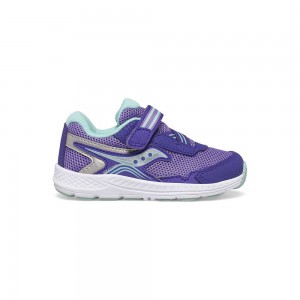 Saucony Ride 10 Jr. Sneaker Lila | WMZ-294017