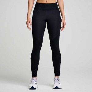 Saucony Runshield Tight Fekete | SMZ-295718