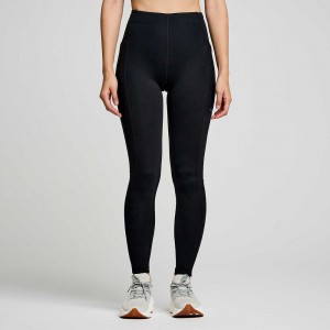 Saucony Solstice Tight Fekete | OBA-512690