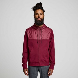 Saucony Solstice Zip Hoody Sundown Heather | SBQ-681953