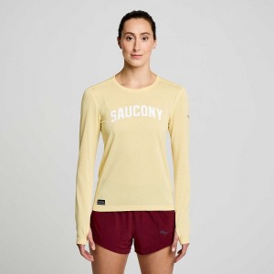 Saucony Stopwatch Grafika Long Sleeve Glow Graphic | SGN-980415