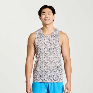 Saucony Stopwatch Grafika Singlet Camo | ICE-750184