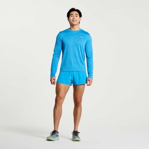 Saucony Stopwatch Long Sleeve Égszínkék | NXO-527306