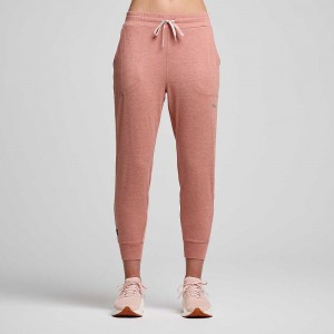 Saucony Triumph Pant Lotus Heather | WFA-068592