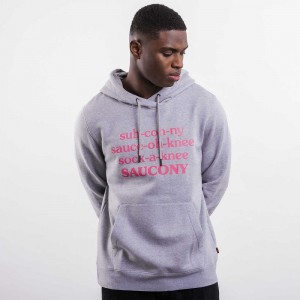 Saucony X Frank Cooke Rested Hoodie Világos Szürke | ARN-348126