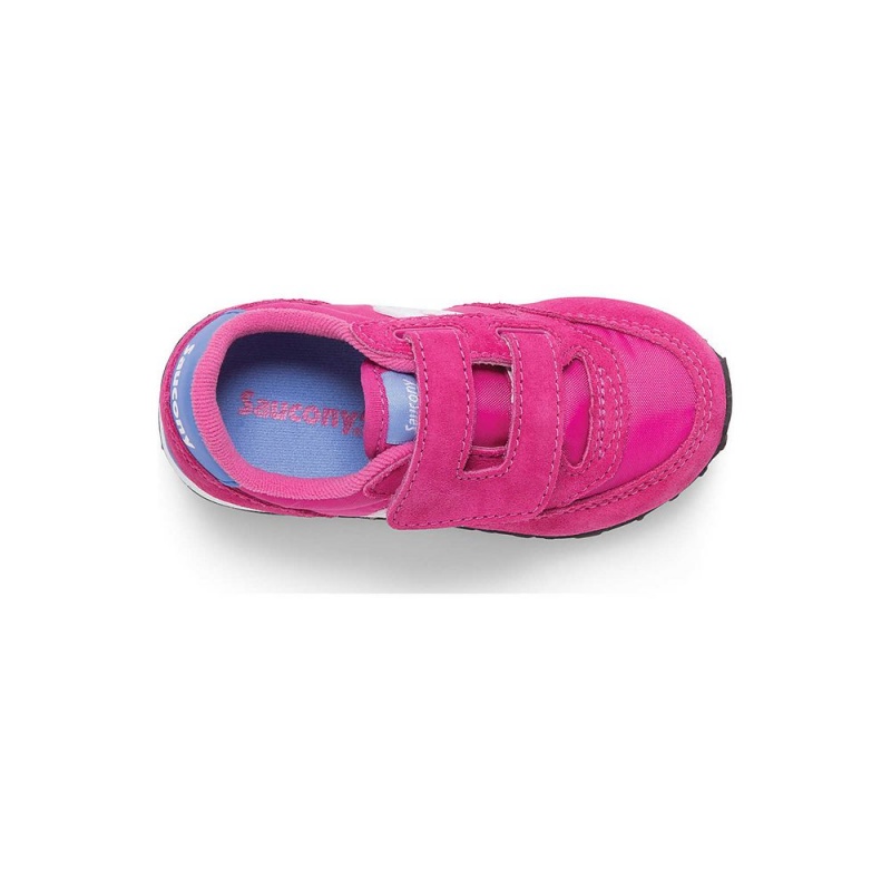 Saucony Baby Jazz Hook & Loop Sneaker Magenta | YRM-872301