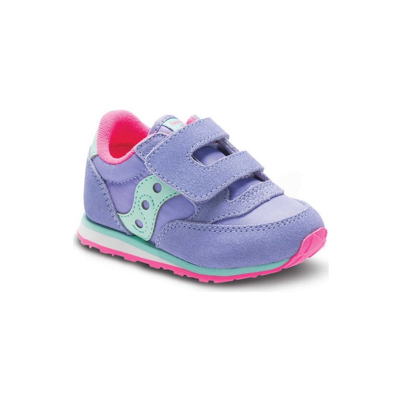 Saucony Baby Jazz Hook & Loop Sneaker Periwinkle | GQU-786149