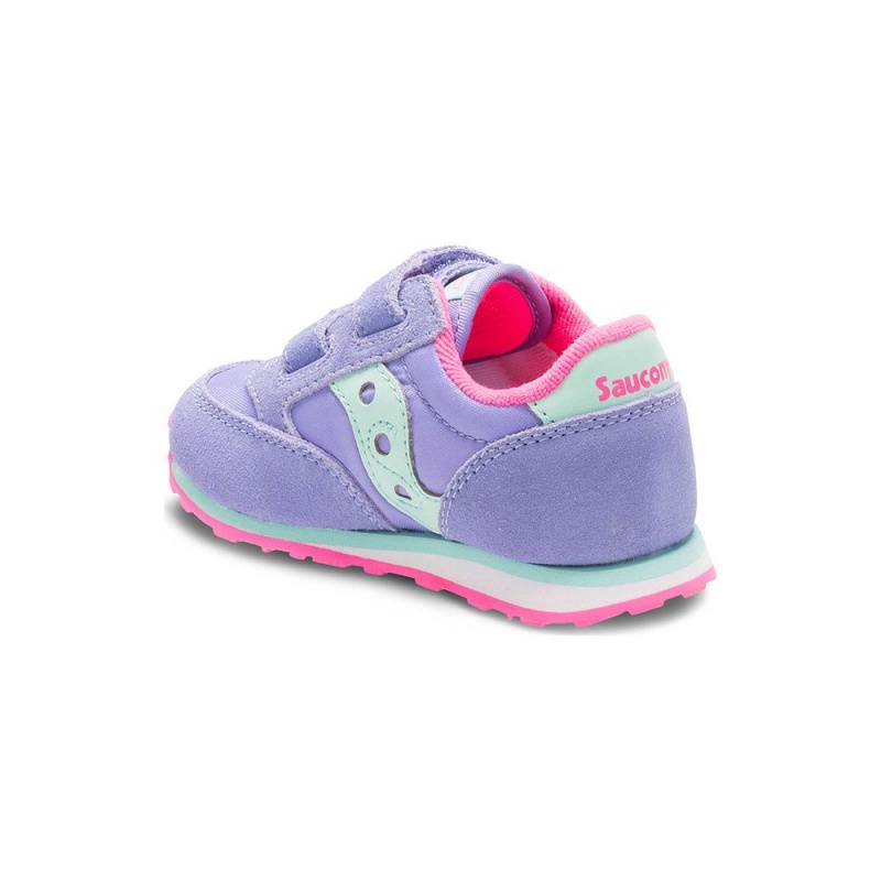 Saucony Baby Jazz Hook & Loop Sneaker Periwinkle | GQU-786149