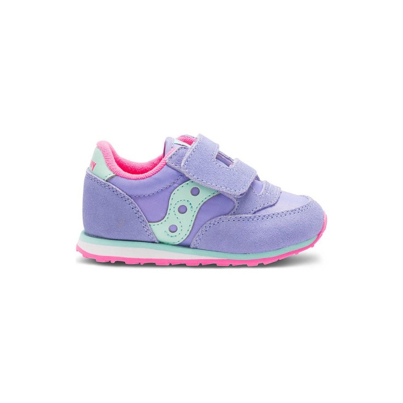 Saucony Baby Jazz Hook & Loop Sneaker Periwinkle | GQU-786149