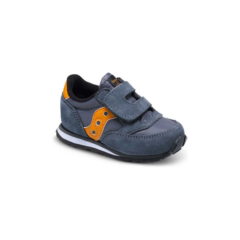 Saucony Baby Jazz Hook & Loop Sneaker Szürke Narancssárga | BMK-269340