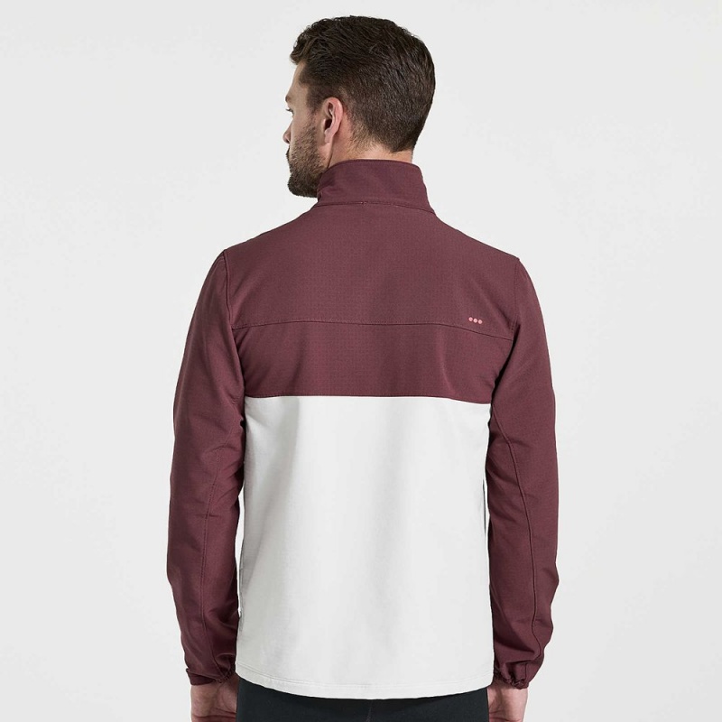 Saucony Bluster Jacket Stone | XSR-825719