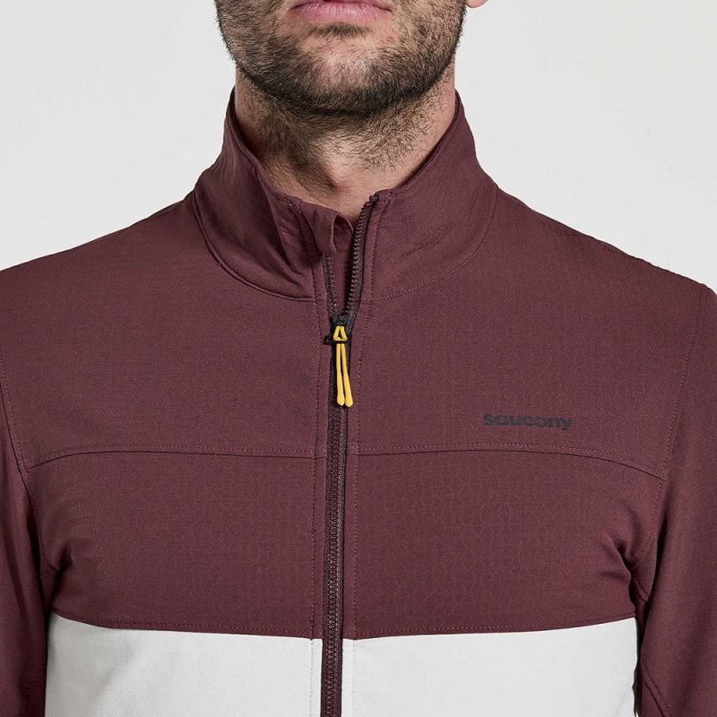 Saucony Bluster Jacket Stone | XSR-825719