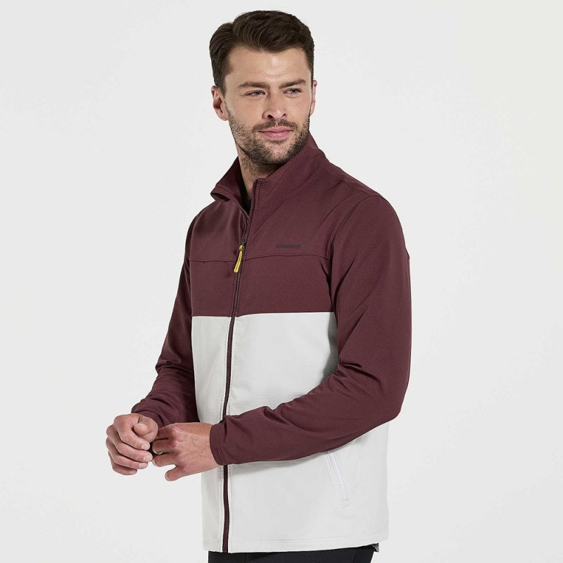 Saucony Bluster Jacket Stone | XSR-825719