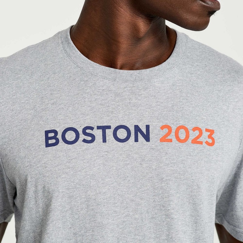 Saucony Boston Rested T-Shirt Boston 2023 | HRL-035126