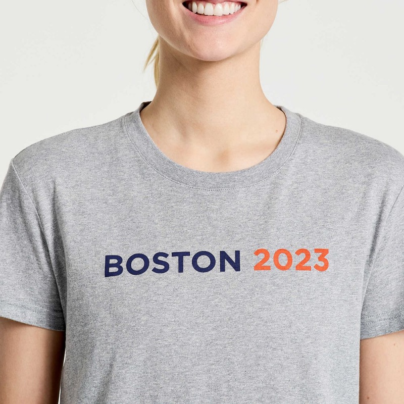 Saucony Boston Rested T-Shirt Boston 2023 | MOC-264935