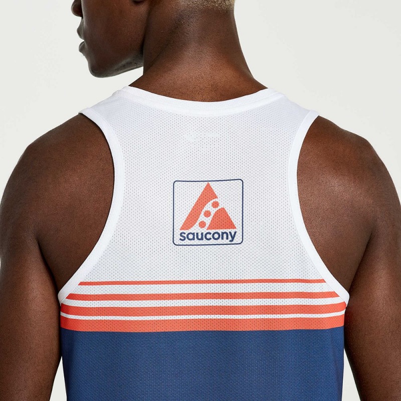 Saucony Boston Stopwatch Singlet Boston 2023 | BTZ-612350