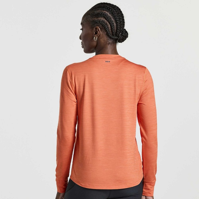 Saucony Boulder Baselayer Ember Heather | NHQ-318972