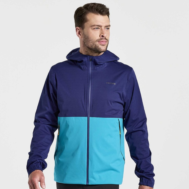 Saucony Boulder Drizzle Jacket Sodalite | BDY-951362