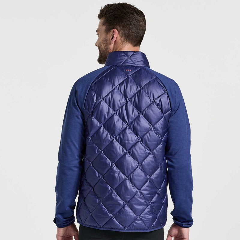 Saucony Boulder Oysterpuff Jacket Sodalite | AHG-364815