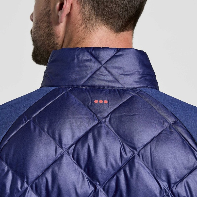 Saucony Boulder Oysterpuff Jacket Sodalite | AHG-364815