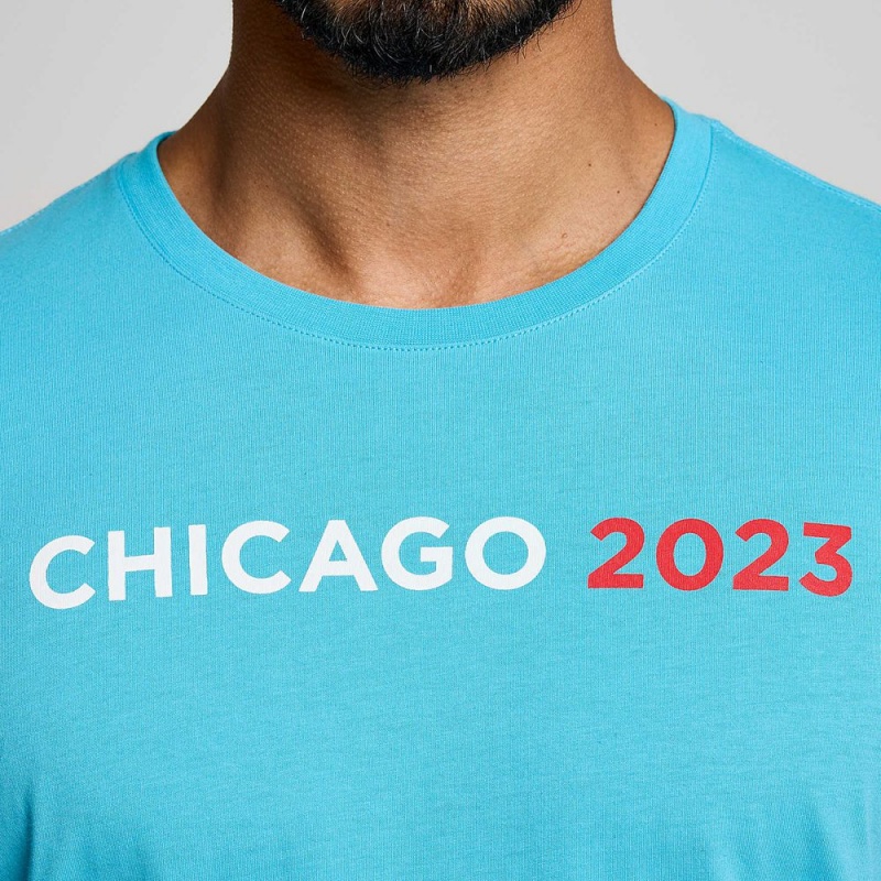 Saucony Chicago Rested T-Shirt Chicago 2023 | SMX-568072