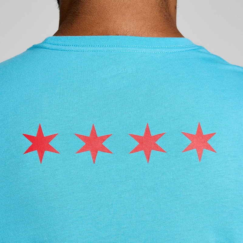 Saucony Chicago Rested T-Shirt Chicago 2023 | SMX-568072