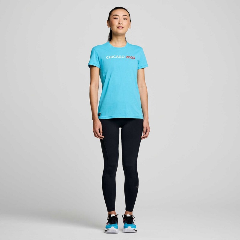 Saucony Chicago Rested T-Shirt Chicago 2023 | EIN-856731