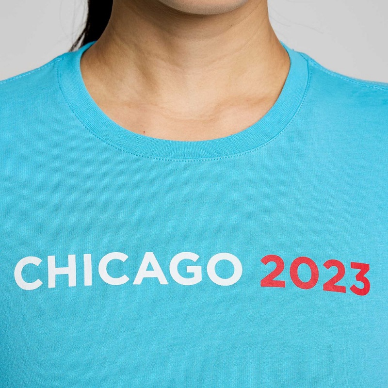 Saucony Chicago Rested T-Shirt Chicago 2023 | EIN-856731