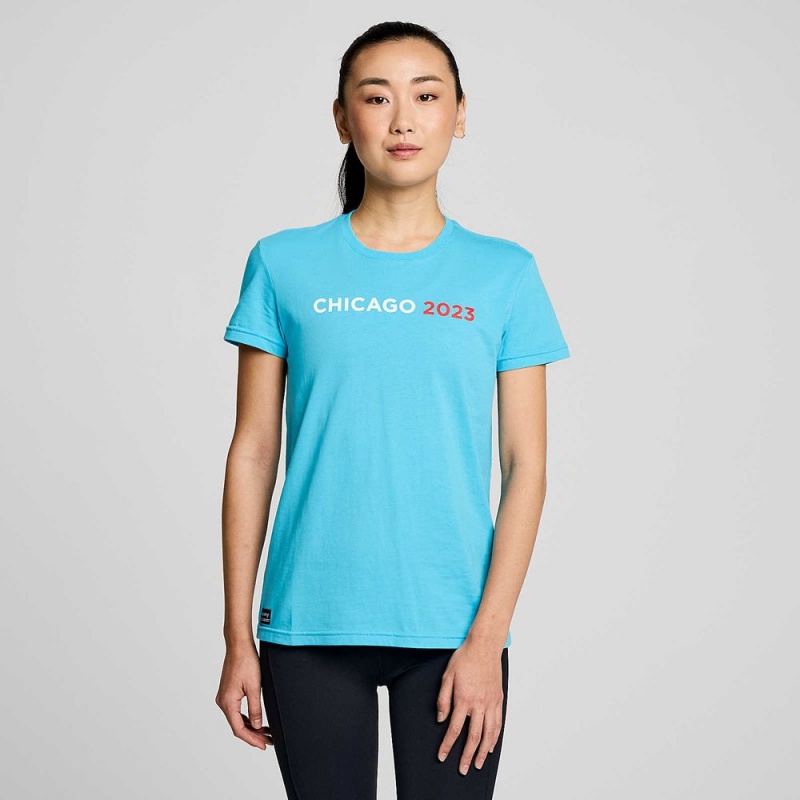 Saucony Chicago Rested T-Shirt Chicago 2023 | EIN-856731