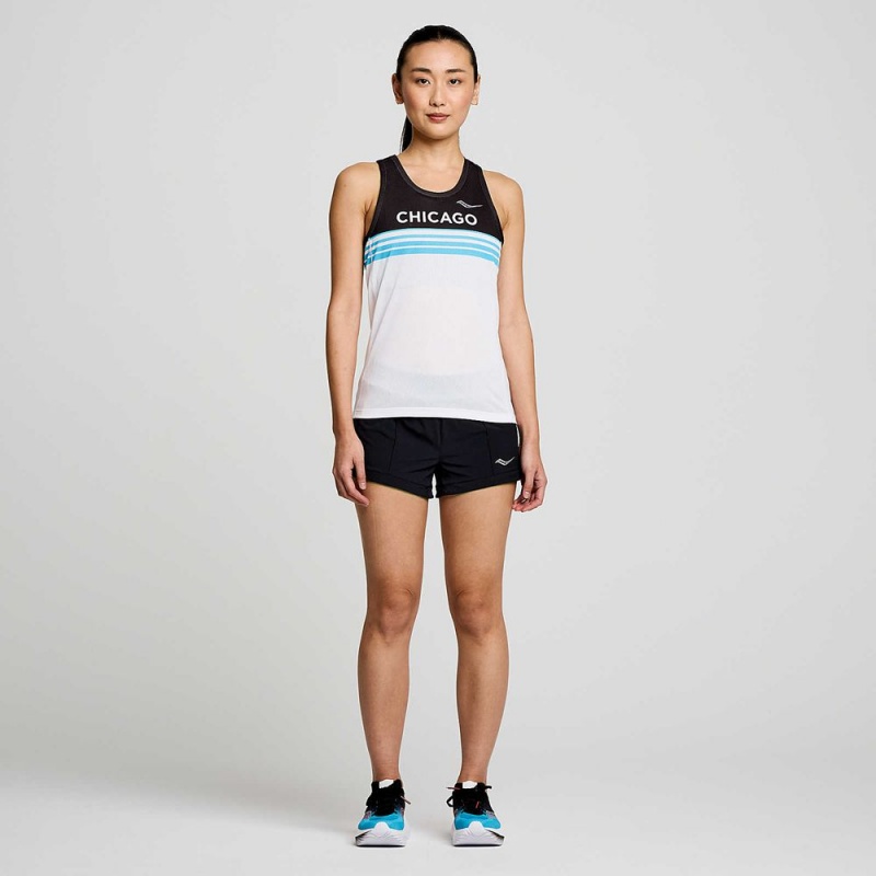 Saucony Chicago Stopwatch Singlet Chicago 2023 | FAR-138205