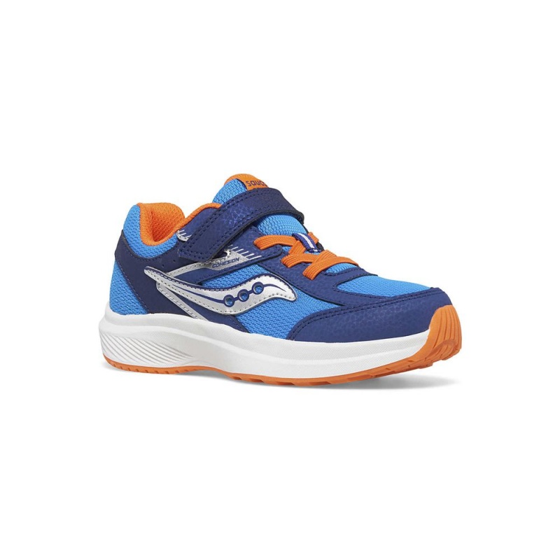 Saucony Cohesion Kdz A/C Sneaker Kék Narancssárga | VSU-673801