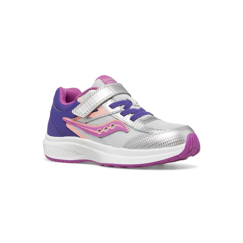 Saucony Cohesion Kdz A/C Sneaker Lila Titán Rózsaszín | AST-295417