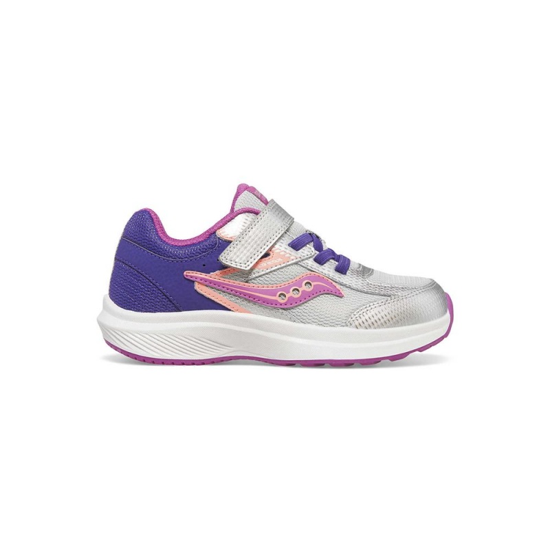 Saucony Cohesion Kdz A/C Sneaker Lila Titán Rózsaszín | AST-295417