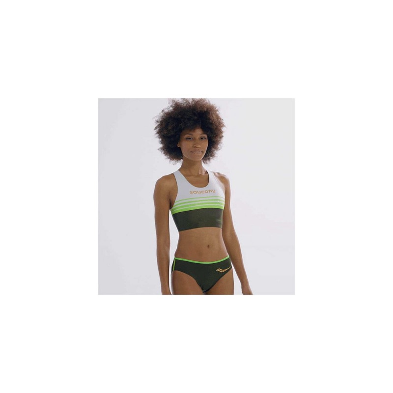 Saucony Elite Bra Top Umbra | OKL-945320