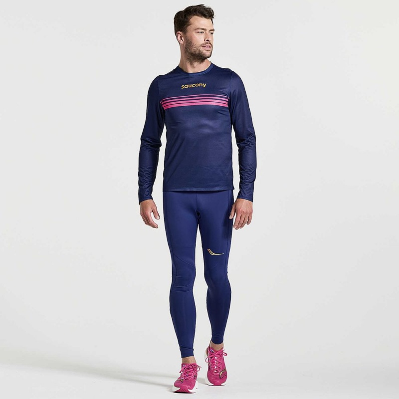 Saucony Elite Long Sleeve Sodalite | CRA-860972