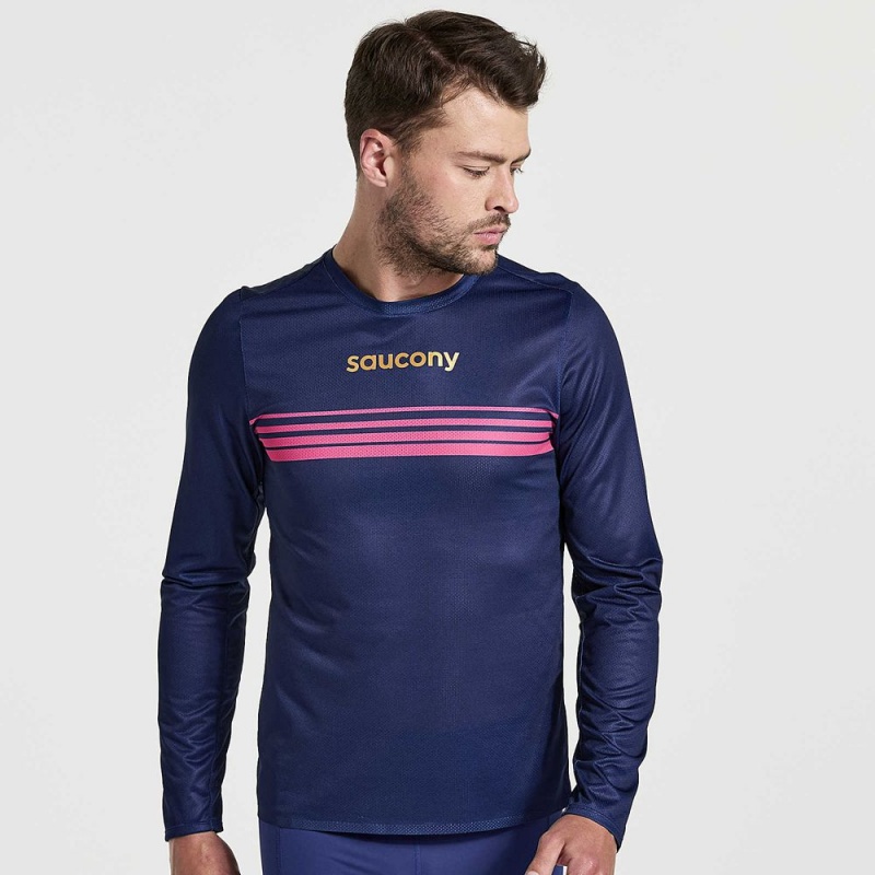 Saucony Elite Long Sleeve Sodalite | CRA-860972