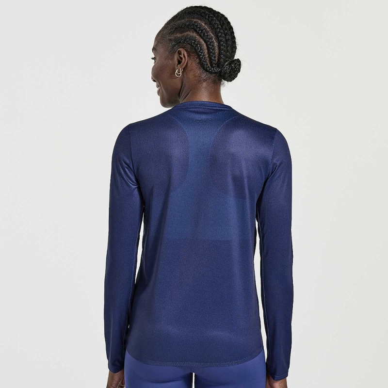 Saucony Elite Long Sleeve Sodalite | RST-351072